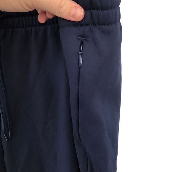 Adidas Training Pants Women’s 2XL Navy Blue Stadium Tapered Aeroready HB6798 NWT - Picture 9 of 16
